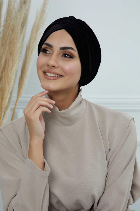 بونيه مخملي، B-9K أسود - 8