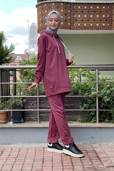 Kapüşonlu Spor Takım GÜL KURUSU - Thumbnail