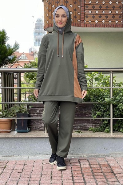 Kapüşonlu Spor Takım HAKİ - Thumbnail