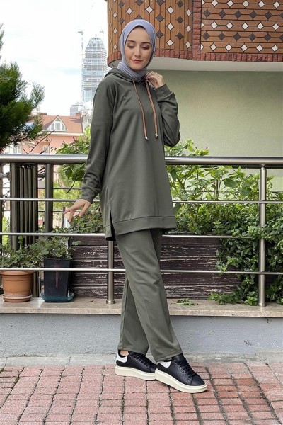 Kapüşonlu Spor Takım HAKİ - Thumbnail