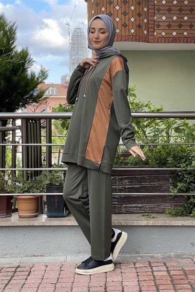 Kapüşonlu Spor Takım HAKİ - Thumbnail