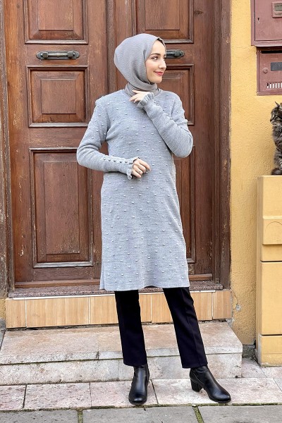 Moda Çizgi - Moda Çizgi Triko Tunik