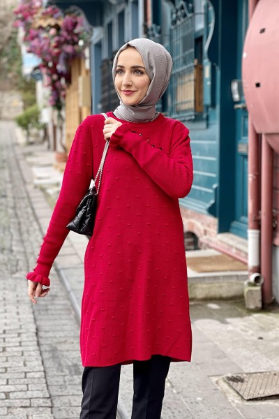 Moda Çizgi - Moda Çizgi Triko Tunik