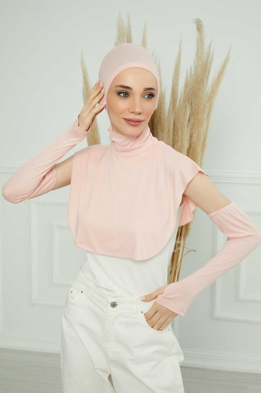 Armband, Neck Collar and Bonnet Set, KPT-3 Powder - 3