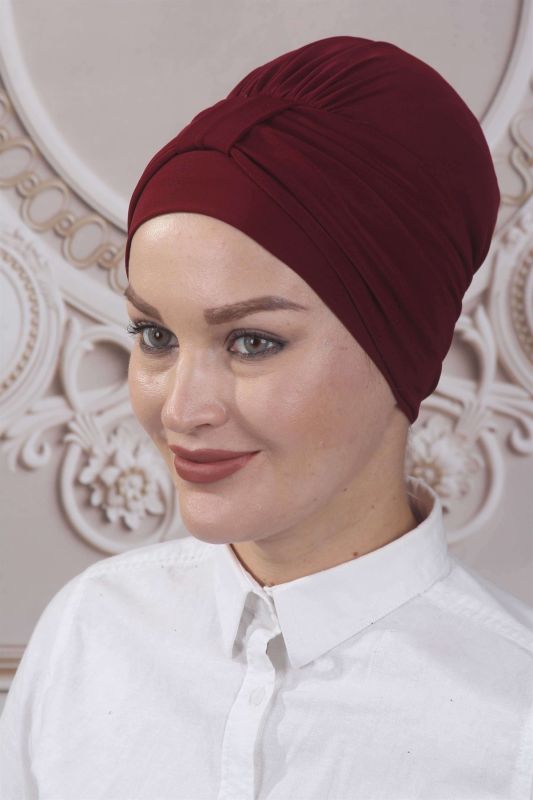 Köprülü Hazır Bone Bordo - 1