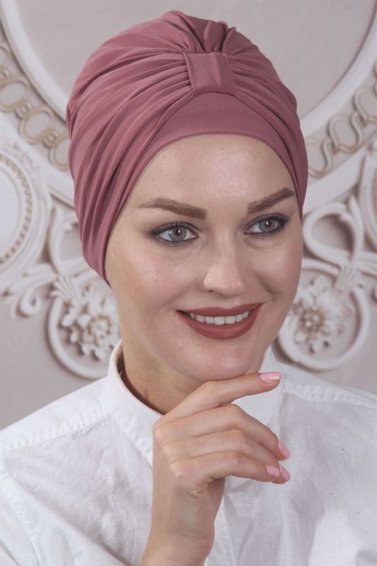Köprülü Hazır Bone Gül Kurusu - 1