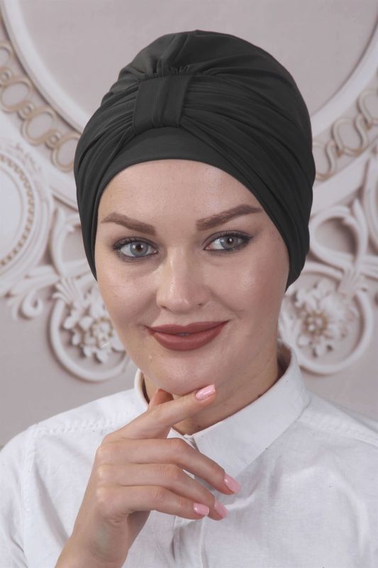 Köprülü Hazır Bone Haki - 1