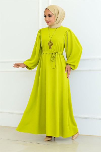 MG - Liva Tesettür Elbise ASİT
