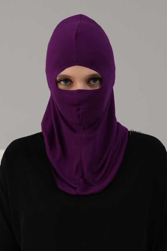 Masked Cotton Bonnet,TB-2 Purple - 1