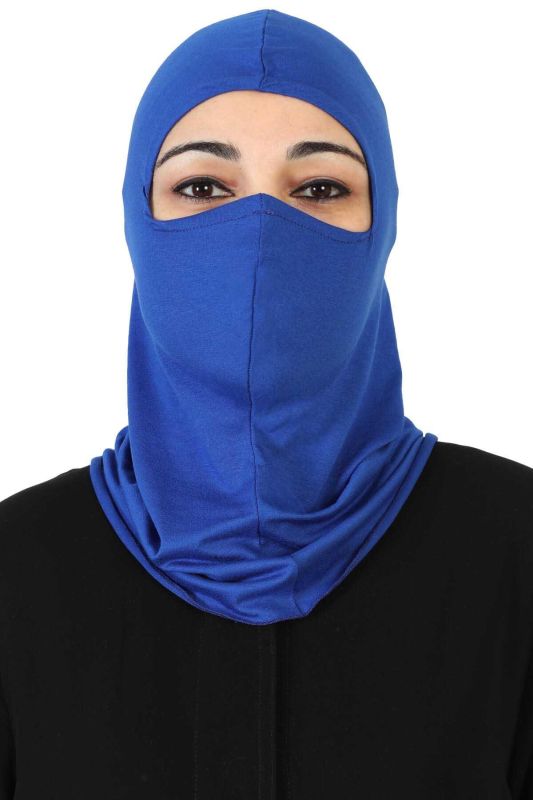 Maskeli Penye Bone,TB-2 Saks Mavisi - 1