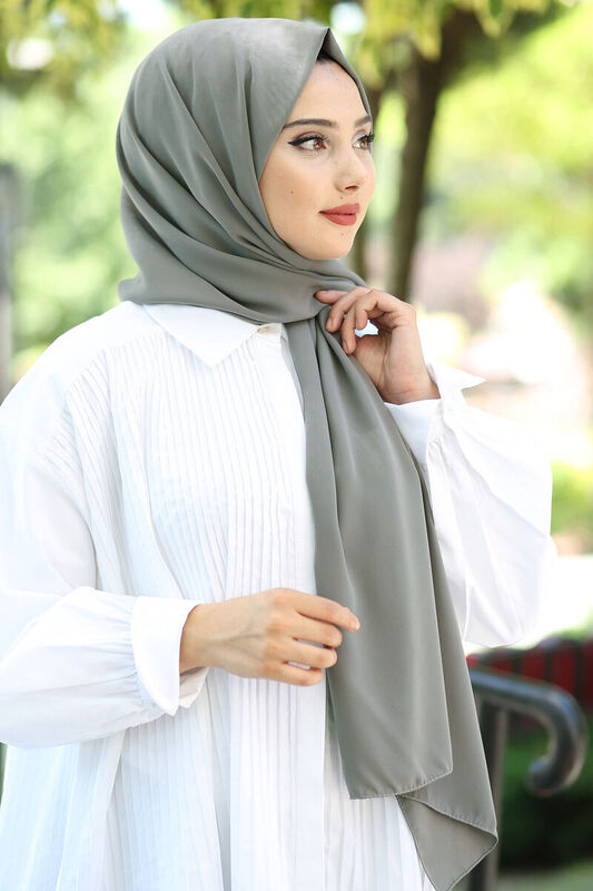 Medina Silk Shawl Smoked - 2