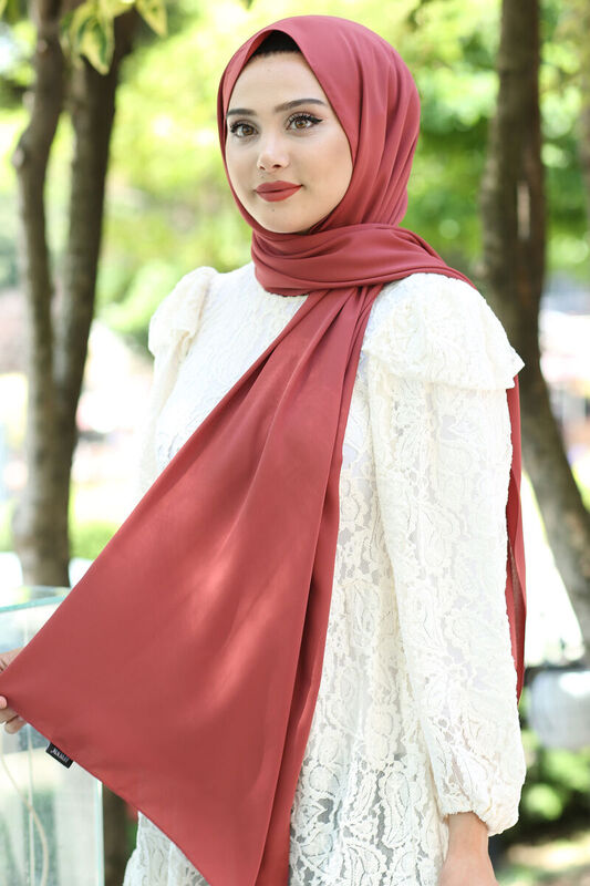 Medina Silk Shawl Dusty Rose - 1
