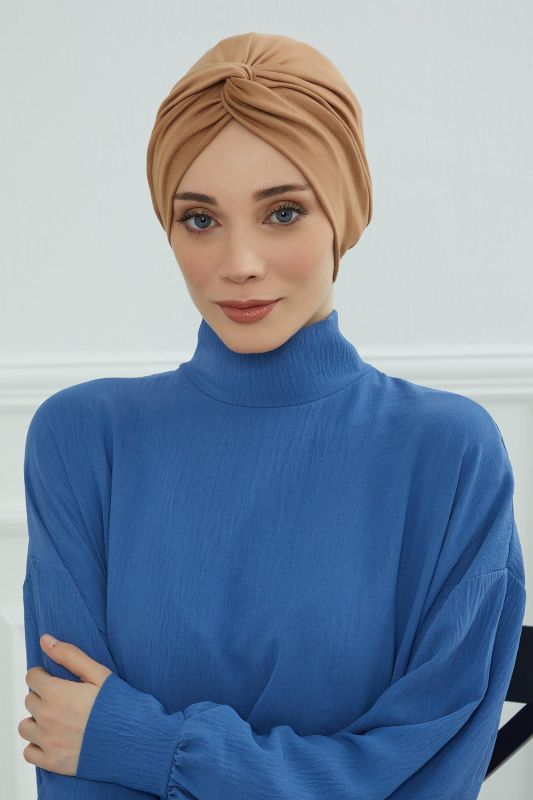 بونيه من القطن الممشط من مهراجا، B-4 بني فاتح - 1