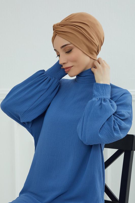 بونيه من القطن الممشط من مهراجا، B-4 بني فاتح - 2