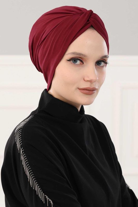 Maharaja Combed Cotton Bone,B-4 Claret Red - 1