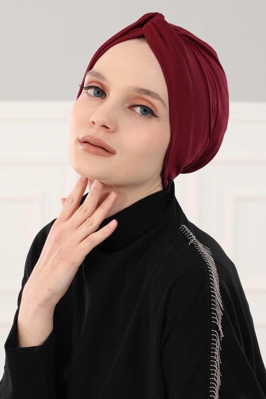 Maharaja Combed Cotton Bone,B-4 Claret Red - 2