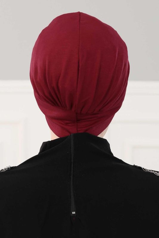 Maharaja Combed Cotton Bone,B-4 Claret Red - 5