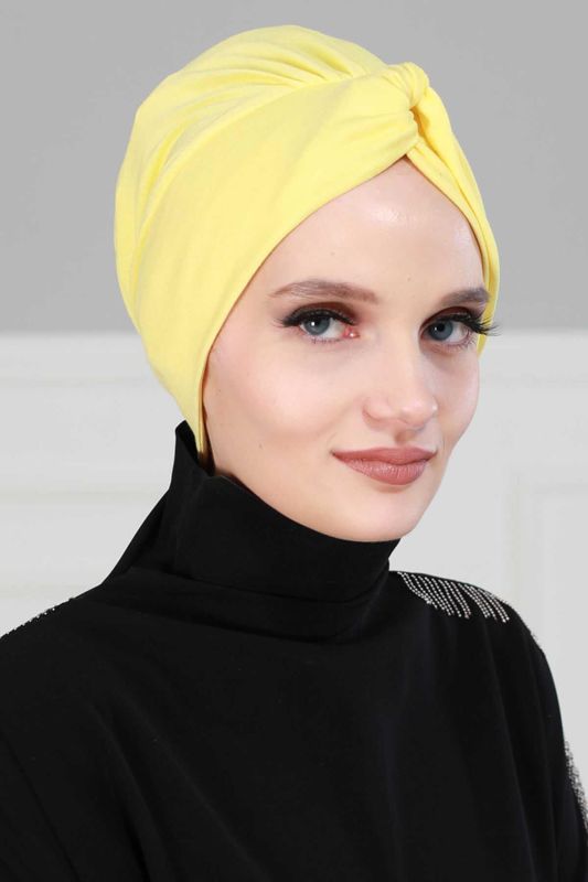 Maharaja Combed Cotton Bonnet,B-4 Yellow - 2