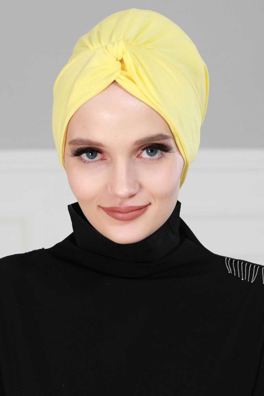 Maharaja Combed Cotton Bonnet,B-4 Yellow - 3