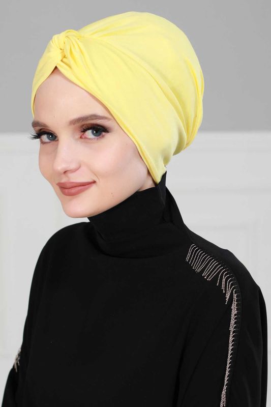 Maharaja Combed Cotton Bonnet,B-4 Yellow - 4