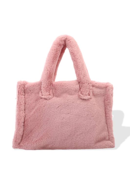 Mini Peluş Çanta,CE-3 Pudra - 5