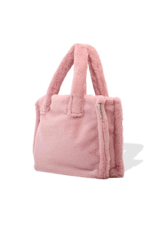 Mini Peluş Çanta,CE-3 Pudra - 6