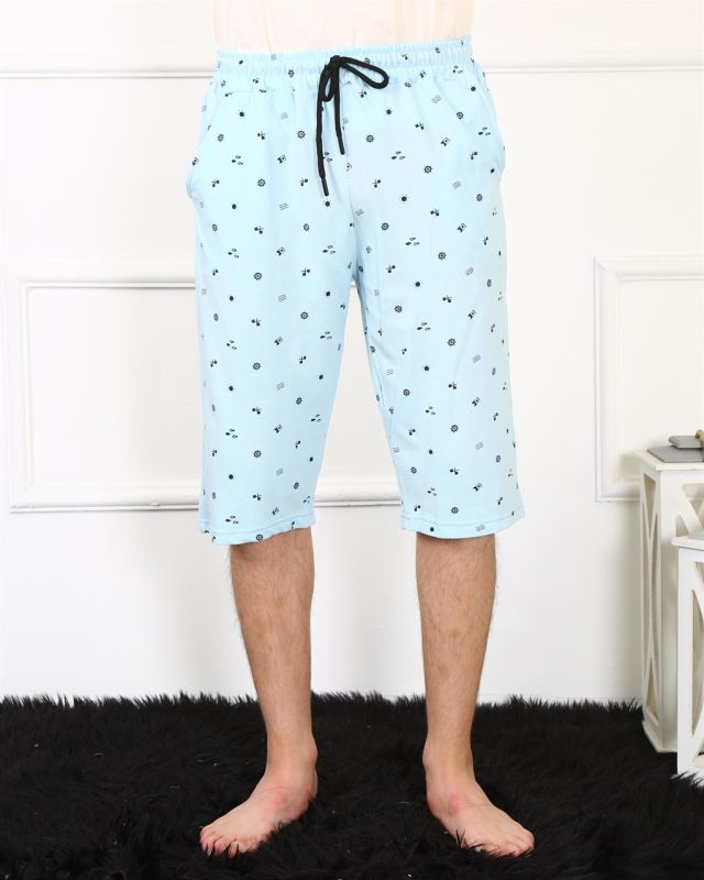 Moda Çizgi Erkek Lakost Buz Mavisi Kapri 27481 - 2