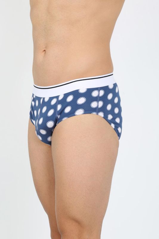 Moda Çizgi Erkek Pamuk 3lü Desenli Likralı Slip 40121 - 4