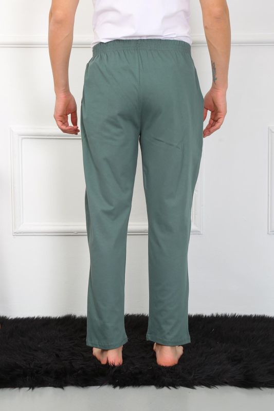 Moda Çizgi Men's Cotton Khaki Single Bottom Pajamas 27495 - 5