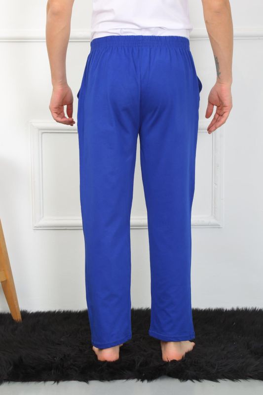 Moda Çizgi Erkek Pamuk Saks Tek Alt Pijama 27495 - 5
