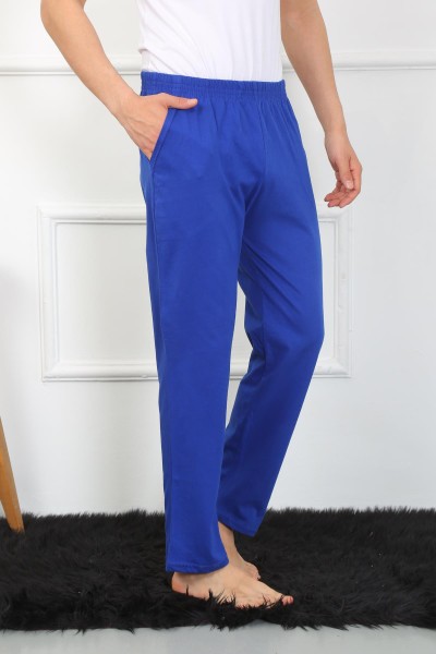 Moda Çizgi Erkek Pamuk Saks Tek Alt Pijama 27495 - Thumbnail