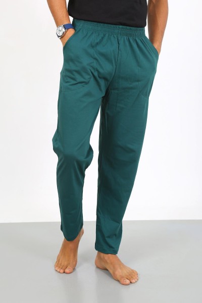 Moda Çizgi Erkek Pamuk Yeşil Tek Alt Pijama 27495 - Thumbnail