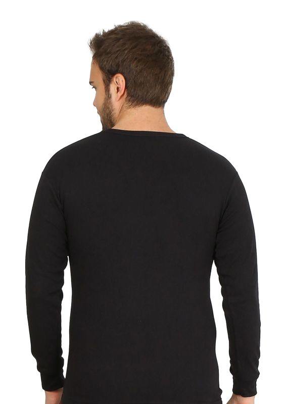 Moda Çizgi Erkek Termal Üst Kışlık İçlik Siyah 6869 - 2