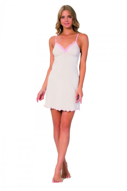 moda çizgi İp Askılı Gecelik 301 - 3