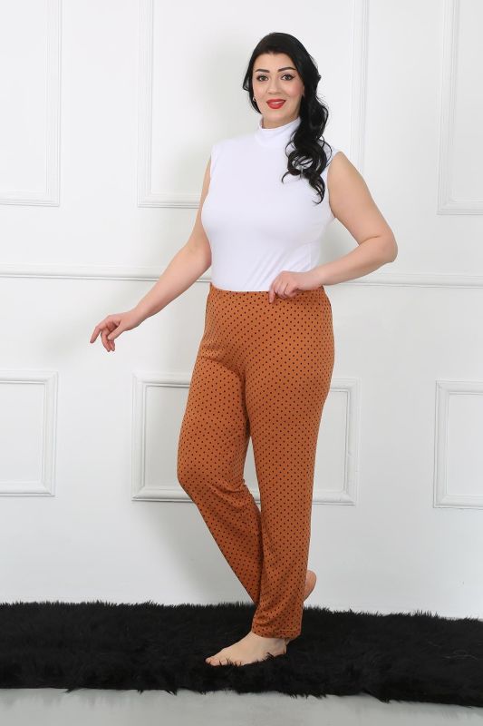 Moda Çizgi Women's Large Size Single Bottom Pajamas 27507 - 1