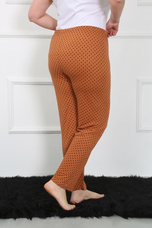 Moda Çizgi Women's Large Size Single Bottom Pajamas 27507 - 4