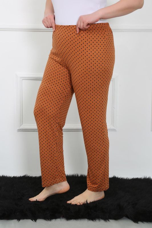 Moda Çizgi Women's Large Size Single Bottom Pajamas 27507 - 5