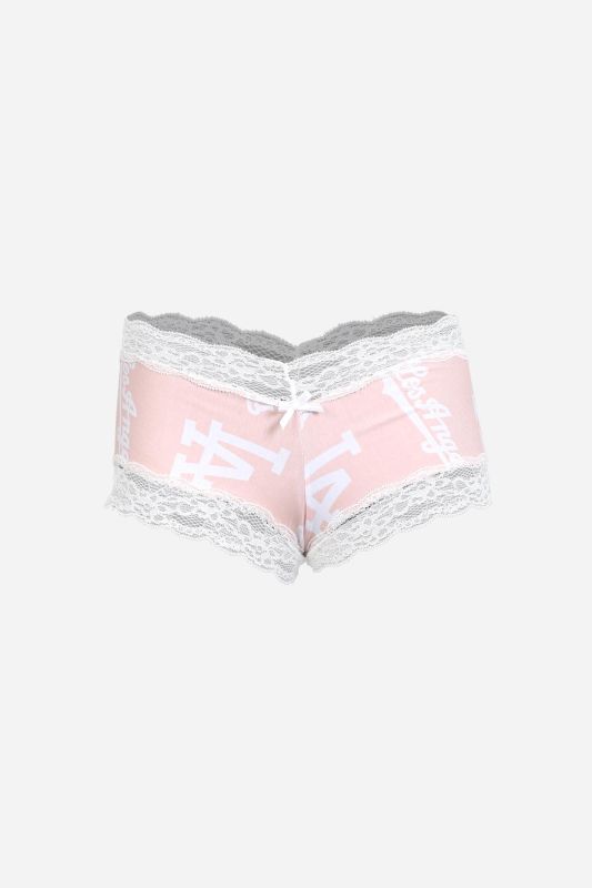 Moda Çizgi Kadın Pamuklu 2li Boxer Somon 40279 - 2