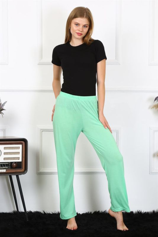 Moda Çizgi Kadın Pamuklu Tek Alt Pijama 27496 - 5