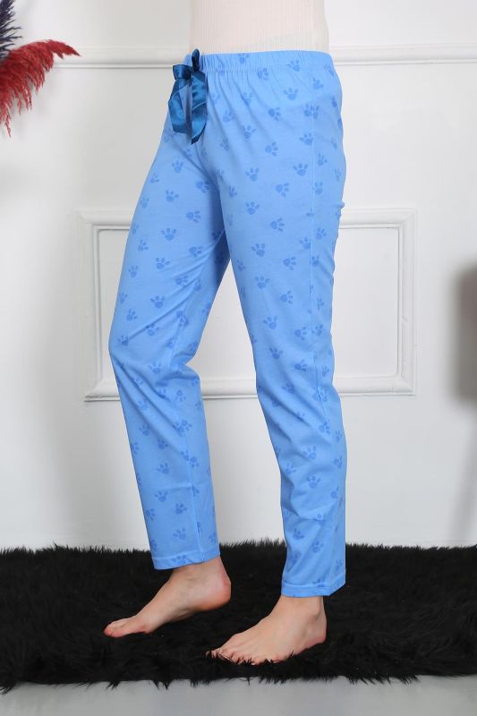 Moda Çizgi Kadın Pamuklu Tek Alt Pijama 27515 - 3