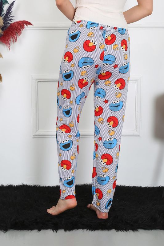 Moda Çizgi Kadın Pamuklu Tek Alt Pijama 27516 - 5