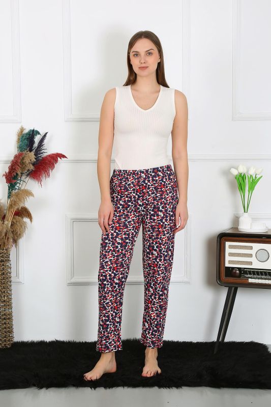 Moda Çizgi Kadın Pamuklu Tek Alt Pijama 27518 - 2