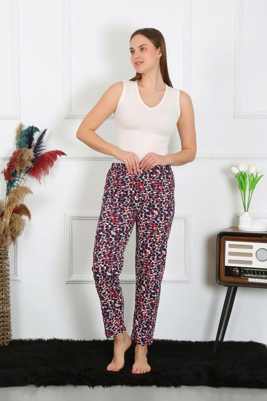 Moda Çizgi Kadın Pamuklu Tek Alt Pijama 27518 - 3