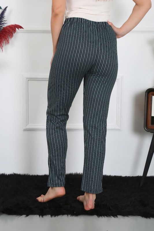 Moda Çizgi Kadın Pamuklu Tek Alt Pijama 27522 - 4