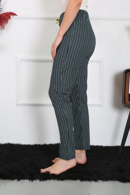 Moda Çizgi Kadın Pamuklu Tek Alt Pijama 27522 - 5