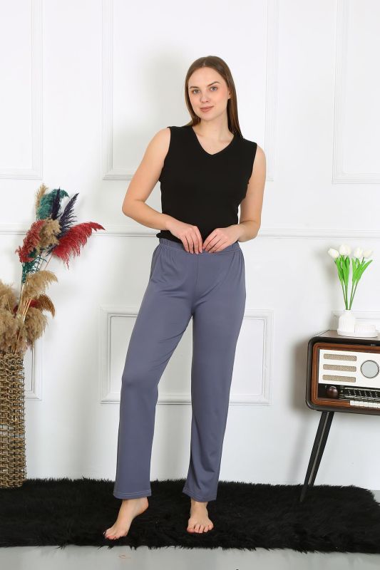 Moda Çizgi Kadın Pamuklu Tek Alt Pijama 27524 - 1