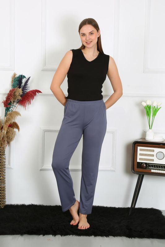 Moda Çizgi Kadın Pamuklu Tek Alt Pijama 27524 - 3