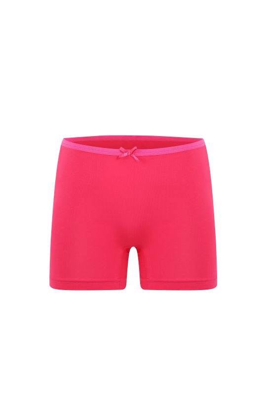 Moda Çizgi Kadın Penye 3lü Boxer Fuşya 40260 - 2