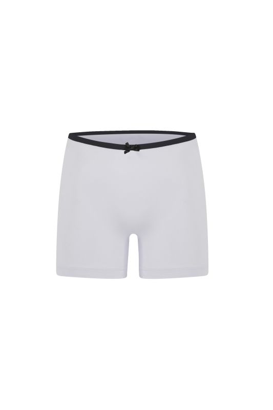 Moda Çizgi Kadın Penye 3lü Boxer Gri 40260 - 2