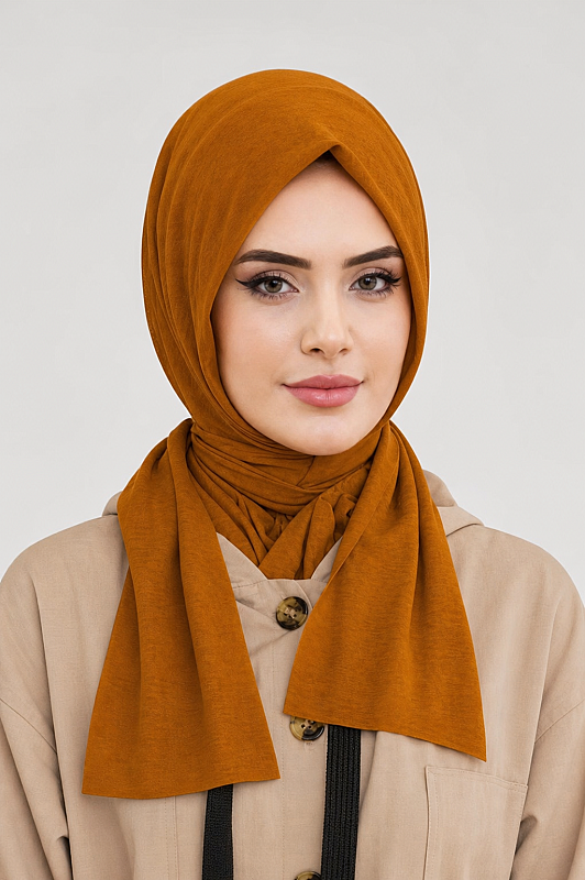 Taba Köpük Hazır Eşarp - 1